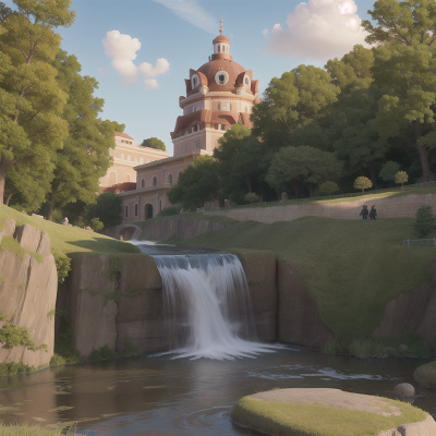 Image For Post Anime, force field, river, museum, hero, park, HD, 4K, AI Generated Art
