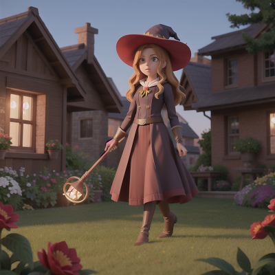 Image For Post Anime, betrayal, witch, school, garden, hero, HD, 4K, AI Generated Art