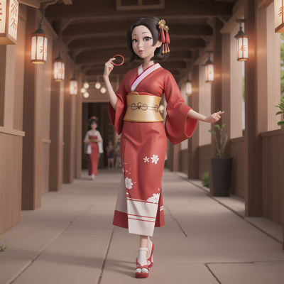 Image For Post Anime, geisha, rainbow, teacher, market, maze, HD, 4K, AI Generated Art
