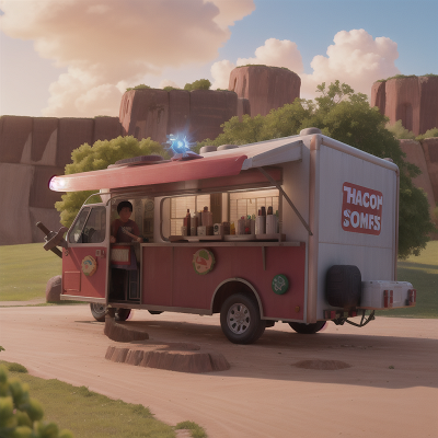 Image For Post Anime, energy shield, sword, drought, taco truck, camera, HD, 4K, AI Generated Art