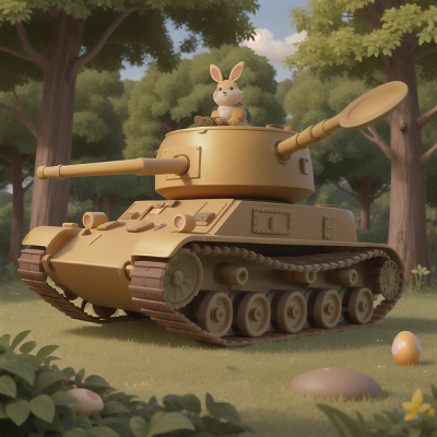 Image For Post Anime, forest, village, flute, tank, golden egg, HD, 4K, AI Generated Art