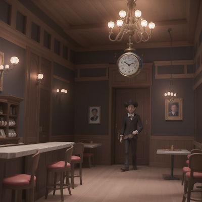 Image For Post Anime, coffee shop, haunted mansion, artificial intelligence, cowboys, time machine, HD, 4K, AI Generated Art
