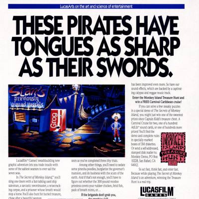 Image For Post The Secret of Monkey Island 0 Video Game From The Early 90's