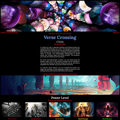 Image For Post Verse Crossing CYOA V1.0