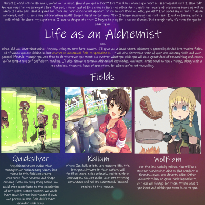 Image For Post Life as an Alchemist CYOA from /tg/
