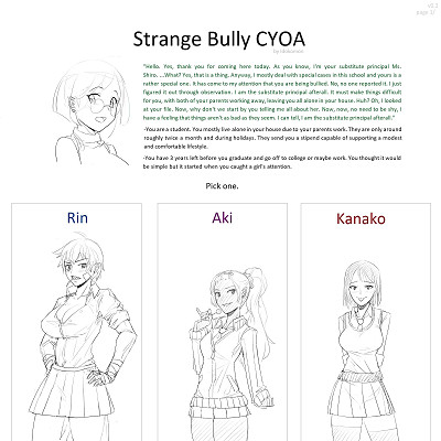 Image For Post Strange Bully CYOA