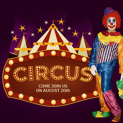 Image For Post | Clown Circus Poster