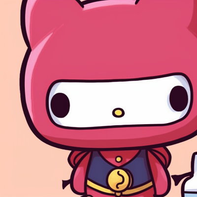 Image For Post | Two characters, one in detailed superhero costume, the other in minimalist Hello Kitty design. hello kitty and superheroes matching pfp pfp for discord. - [matching pfp hello kitty, aesthetic matching pfp ideas](https://hero.page/pfp/matching-pfp-hello-kitty-aesthetic-matching-pfp-ideas)
