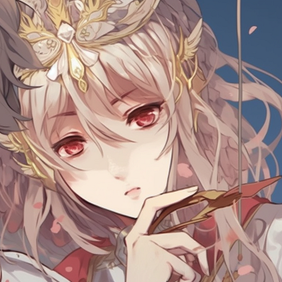 Image For Post | Two characters dressed in fantasy attire, detailed jewelry and intricate designs, sharing a secret look. trending anime pfp matching designs pfp for discord. - [anime pfp matching, aesthetic matching pfp ideas](https://hero.page/pfp/anime-pfp-matching-aesthetic-matching-pfp-ideas)