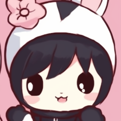 Image For Post | Two characters, My Melody and Kuromi, cute gothics with contrasting palettes. sanrio adorable matching pfp pfp for discord. - [sanrio matching pfp, aesthetic matching pfp ideas](https://hero.page/pfp/sanrio-matching-pfp-aesthetic-matching-pfp-ideas)