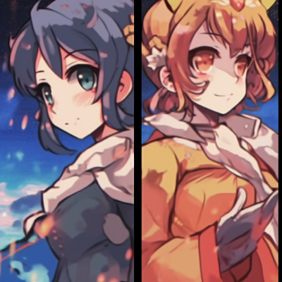 Image For Post | Four characters under a starry sky, vibrant colors and hints of high fantasy. unique matching pfp for 4 friends pfp for discord. - [matching pfp for 4 friends, aesthetic matching pfp ideas](https://hero.page/pfp/matching-pfp-for-4-friends-aesthetic-matching-pfp-ideas)
