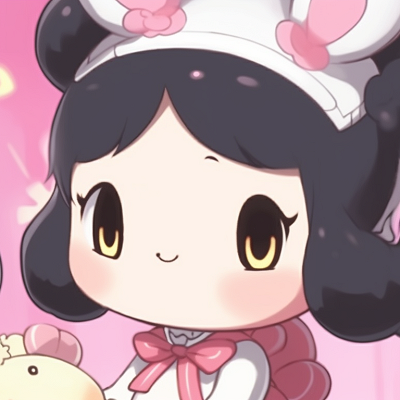 Image For Post | Close-up of My Melody and Kuromi, vibrant colors and big expressive eyes, sharing a sweet cake. perfect my melody and kuromi matching profile pictures pfp for discord. - [my melody and kuromi matching pfp, aesthetic matching pfp ideas](https://hero.page/pfp/my-melody-and-kuromi-matching-pfp-aesthetic-matching-pfp-ideas)
