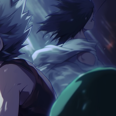 Image For Post | Gon and Killua in harmonious poses, vivid colors and clear detailing. gon and killua hd matching pfp pfp for discord. - [gon and killua matching pfp, aesthetic matching pfp ideas](https://hero.page/pfp/gon-and-killua-matching-pfp-aesthetic-matching-pfp-ideas)