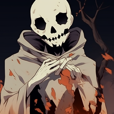 Image For Post | Two anime characters, ghastly appearance, standing in front of a haunted house with chilling blue tones. halloween pfp matching ghouls pfp for discord. - [halloween pfp matching, aesthetic matching pfp ideas](https://hero.page/pfp/halloween-pfp-matching-aesthetic-matching-pfp-ideas)