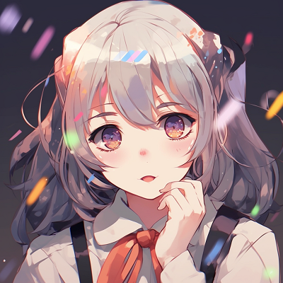 Image For Post | Elegant anime girl with a glamorous dress, high color contrast and exquisite details. cute anime girl pfp inspiration anime pfp - [Cute Anime Girl pfp Central](https://hero.page/pfp/cute-anime-girl-pfp-central)