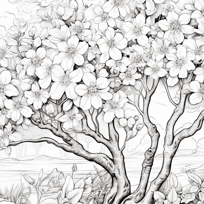 Image For Post Branches Unfolding Hand drawn Sketch - Wallpaper