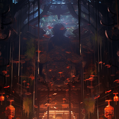 Image For Post | Bare minimum details highlighting a sacred shrine in anime form. phone art wallpaper - [Sacred Shrines Anime Art Wallpapers: HD Manga, Epic Fan Art](https://hero.page/wallpapers/sacred-shrines-anime-art-wallpapers:-hd-manga-epic-fan-art)