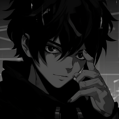 Image For Post | Detail on the intense gaze of a male anime character, focus on sharply drawn eyes, and dark undertones. anime black aesthetic pfp pfp for discord. - [Anime Black PFP](https://hero.page/pfp/anime-black-pfp)