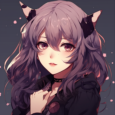 Image For Post | Gothic Anime Egirl with a face mask, monochrome color palette with in-depth shading. cute anime egirl pfp pfp for discord. - [Best Egirl Pfp Anime Suggestions](https://hero.page/pfp/best-egirl-pfp-anime-suggestions)