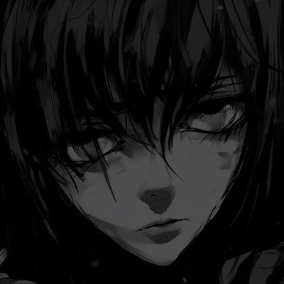 Image For Post | Close-up of a brooding stare from an anime character, darker color palette used. foreboding dark aesthetic pfp pfp for discord. - [Dark Aesthetic PFP Collection](https://hero.page/pfp/dark-aesthetic-pfp-collection)