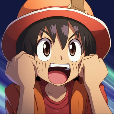 Image For Post | Humorous reaction of Luffy, distinct anime art style with rich colors. funniest anime pfp ideas pfp for discord. - [Funny Pfp For Anime](https://hero.page/pfp/funny-pfp-for-anime)