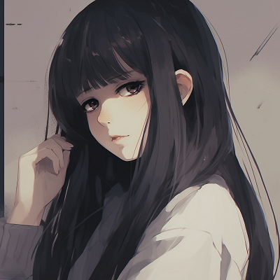 Image For Post Anime Girl with Downcast Eyes - aesthetics depressed anime girl pfp