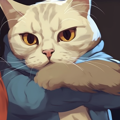 Image For Post | Two anime cat characters in a funny stare off, high contrast, and comical touch. humorous cat matching pfp pfp for discord. - [cat matching pfp, aesthetic matching pfp ideas](https://hero.page/pfp/cat-matching-pfp-aesthetic-matching-pfp-ideas)