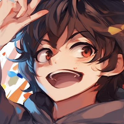 Image For Post | Two characters laughing together, captured with bright, cheerful colors and casual dress. playful matching anime pfp for friends pfp for discord. - [matching pfp anime, aesthetic matching pfp ideas](https://hero.page/pfp/matching-pfp-anime-aesthetic-matching-pfp-ideas)