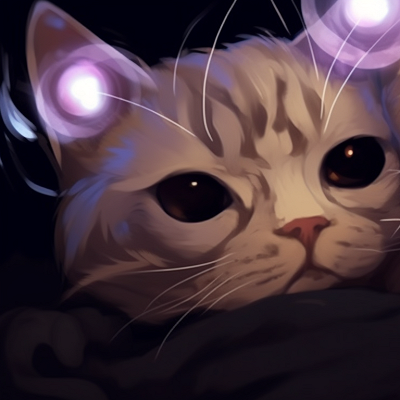 Image For Post | Two cat characters in a moonlit setting, cool colors, and romantic mood, tails intertwining. matching cat pfp with artistic flair pfp for discord. - [matching cat pfp, aesthetic matching pfp ideas](https://hero.page/pfp/matching-cat-pfp-aesthetic-matching-pfp-ideas)