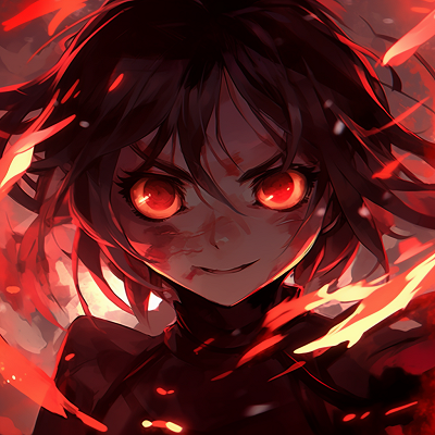 Image For Post | An depiction of anime girl engrossed in a blaze with detailed textures and glowing outlines. crazy anime pfp girl depiction pfp for discord. - [Crazy Anime PFP](https://hero.page/pfp/crazy-anime-pfp)