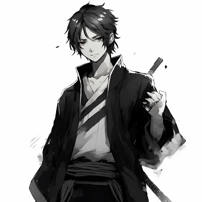 Image For Post | Samurai dressed character, traditional garment details and striking pose anime pfp for guys in manga pfp for discord. - [anime pfp guy](https://hero.page/pfp/anime-pfp-guy)