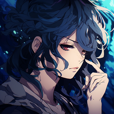Image For Post | Medium shot of a blue-haired anime character lost in thought, showcasing color-rich art style. best cool pfp anime images pfp for discord. - [cool pfp anime gallery](https://hero.page/pfp/cool-pfp-anime-gallery)