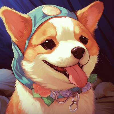 Image For Post | Profile pictures focusing on a corgi holding an oversized bone, depicted in exaggerated anime style with bright, fun colors. hilarious dog pfp pfp for discord. - [Funny Animal PFP](https://hero.page/pfp/funny-animal-pfp)