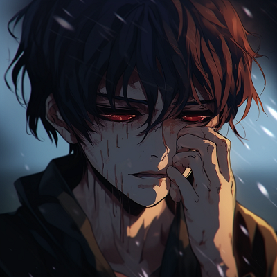 Image For Post | A detailed side profile of a tormented anime boy, framed by luminous tears and soft color accents. anime pfp with tears pfp for discord. - [Crying Anime PFP](https://hero.page/pfp/crying-anime-pfp)