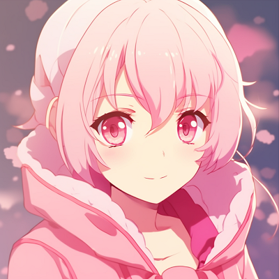 Image For Post | Anime girl with neko (cat) ears, soft pastel pink shades and adorable expressions. classic pink anime pfp styles - [Pink Anime PFP](https://hero.page/pfp/pink-anime-pfp)