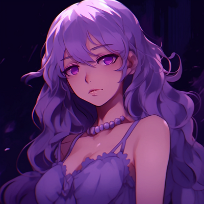 Image For Post | A luminous anime girl with elaborate purple attire, subtle shading and delicate details. elegant purple anime pfp girls - [Expert Purple Anime PFP](https://hero.page/pfp/expert-purple-anime-pfp)