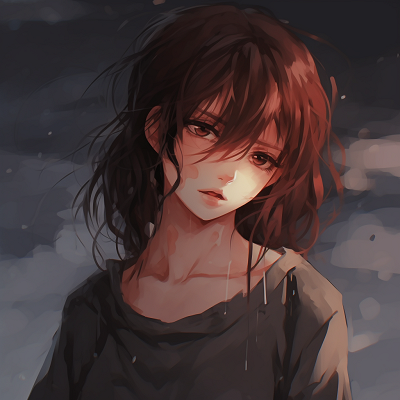 Image For Post | Eyes filled with unshed tears, subtle details and emphasis on the eyelashes and reflections of light. suggestive anime sad pfps - [Anime Sad Pfp Central](https://hero.page/pfp/anime-sad-pfp-central)