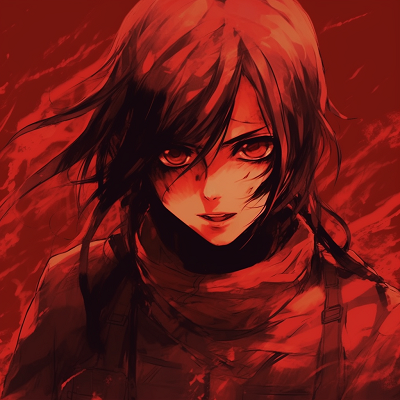 Image For Post | Close-up image of Eren Yeager, attention to facial expressions and detailed linework. excellent red anime pfp selection - [Red Anime PFP Compilation](https://hero.page/pfp/red-anime-pfp-compilation)