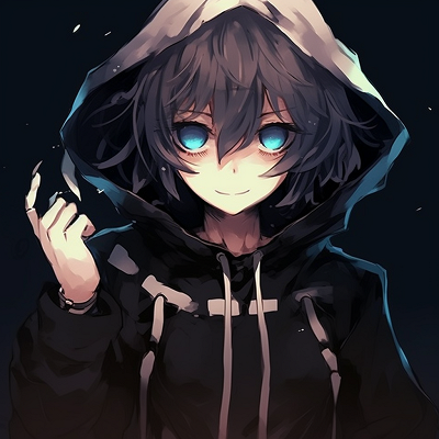 Image For Post | Close-up of an emo anime character, high contrast between the dark tones of the skin and bright, detailed eyes. mysterious emo anime pfp - [emo anime pfp Collection](https://hero.page/pfp/emo-anime-pfp-collection)