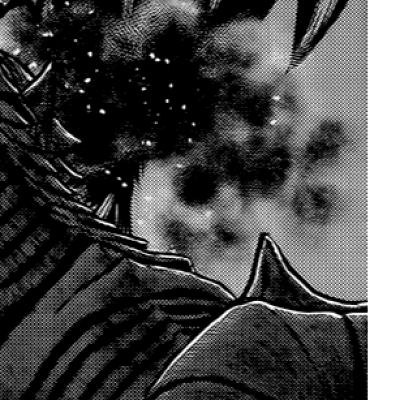 Image For Post | Aesthetic anime & manga PFP for discord, Berserk, The Final Fragment - 353, Page 1, Chapter 353. 1:1 square ratio. Aesthetic pfps dark, color & black and white. - [Anime Manga PFPs Berserk, Chapters 342](https://hero.page/pfp/anime-manga-pfps-berserk-chapters-342-374-aesthetic-pfps)