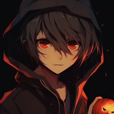Image For Post | Anime character with Jack-o'-lantern, playful expression and vibrant colors. anime halloween pfp style - [Anime Halloween PFP Collections](https://hero.page/pfp/anime-halloween-pfp-collections)