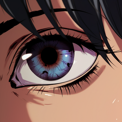 Image For Post | Extreme close-up showing the complexity and intensity of a tsundere girl's eye, carefully detailed lashes, and vibrant iris. epic anime eyes pfp girl images - [Anime Eyes PFP Mastery](https://hero.page/pfp/anime-eyes-pfp-mastery)