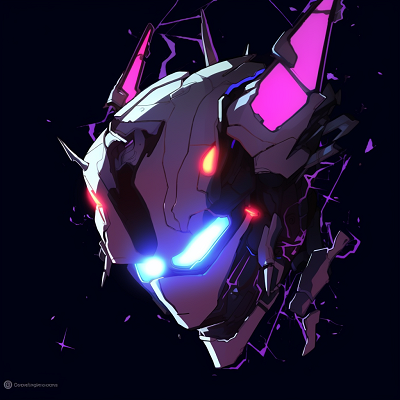 Image For Post | A detailed display of an Evangelion Unit, cool tones and neon accents. aesthetically pleasing cool animated pfp - [cool animated pfp](https://hero.page/pfp/cool-animated-pfp)