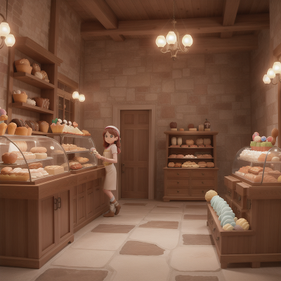 Image For Post Anime, crystal ball, bakery, archaeologist, ice cream parlor, treasure chest, HD, 4K, AI Generated Art