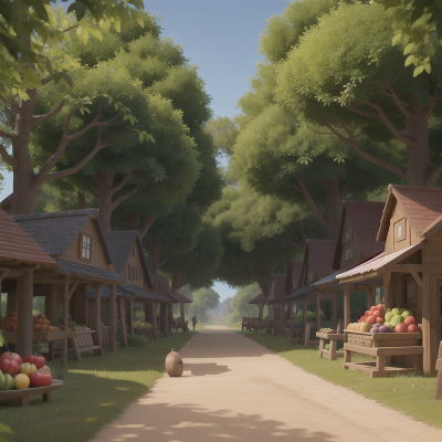 Image For Post | Anime, confusion, enchanted forest, force field, wild west town, fruit market, HD, 4K, Anime, Manga - [AI Anime Generator](https://hero.page/app/imagine-heroml-text-to-image-generator/La6u0DkpcDoVzpxUPzlf), Upscaled with [R-ESRGAN 4x+ Anime6B](https://github.com/xinntao/Real-ESRGAN/blob/master/docs/anime_model.md) + [hero prompts](https://hero.page/ai-prompts)