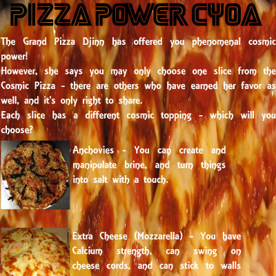 Image For Post Pizza Power CYOA from /tg/