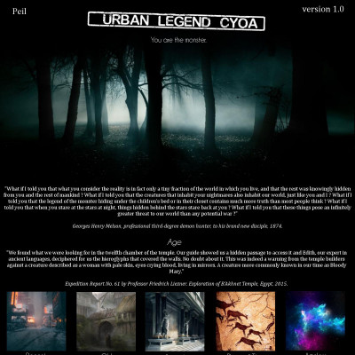 Image For Post Urban Legend CYOA by Peil