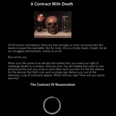 Image For Post A Contract With Death CYOA by Urbenmyth