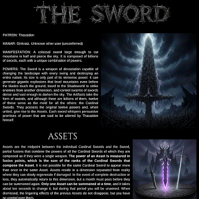 SINGULARITY SERIES - The Sword