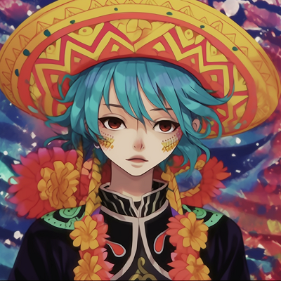 Image For Post | Close-up portrait of Mexican folklore spirit, showcasing vibrant color contrasts and intricate facial expressions. inspiring mexican anime pfp designs pfp for discord. - [Mexican Anime Pfp Collection](https://hero.page/pfp/mexican-anime-pfp-collection)